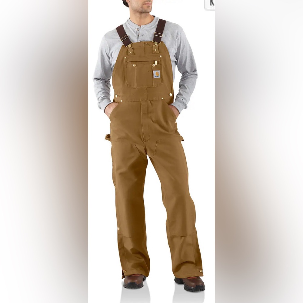 BNWT CARHARTT MEN'S DUCK BIB OVERALL - RELAXED FIT 30/36